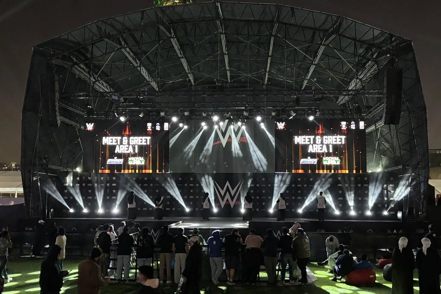 Scène Meet & Greet de la Fan Zone WWE
