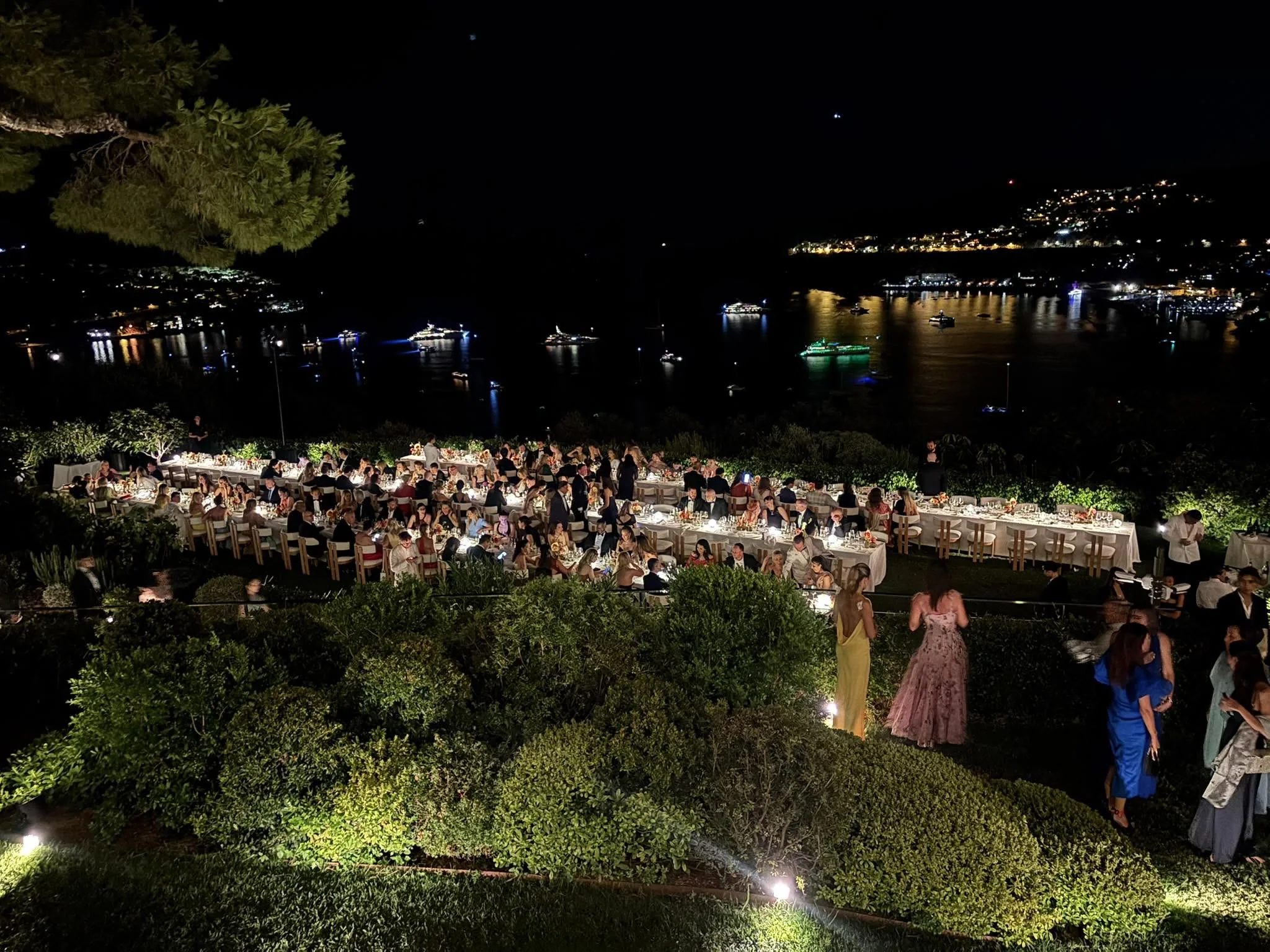 Dîner de gala BVLGARI avec vue sur la Côte d’Azur