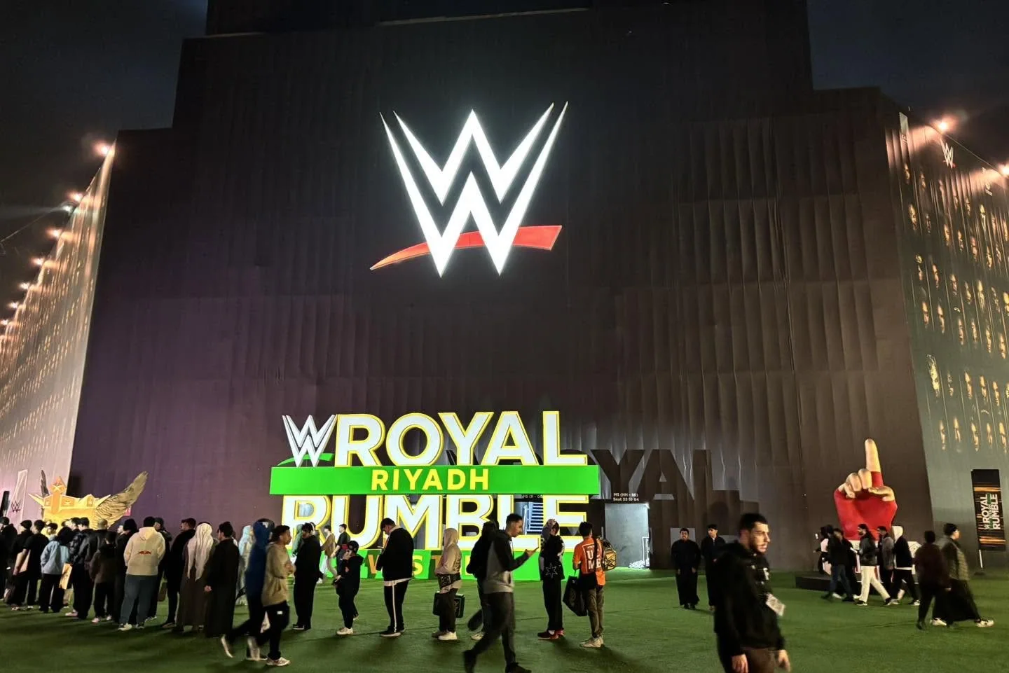 Entrée Royal Rumble Riyadh dans la Fan Zone